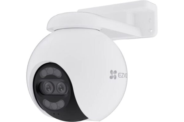 كاميرا Ezviz CS-H80x اللاسلكية الخارجية مزدوجة العدسة بدقة 8MP+2MP مع Pan & Tilt (4mm, 4K)
